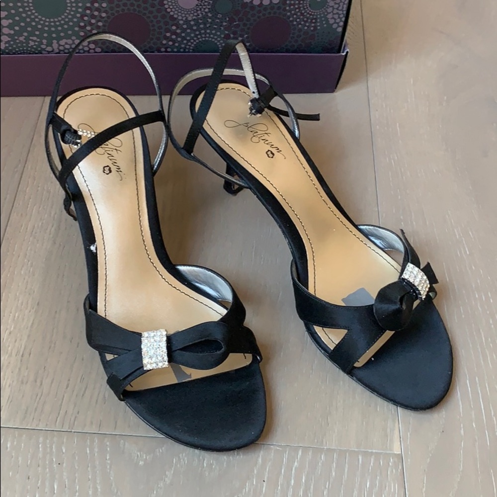 BP Black Larissa Satin Sandal